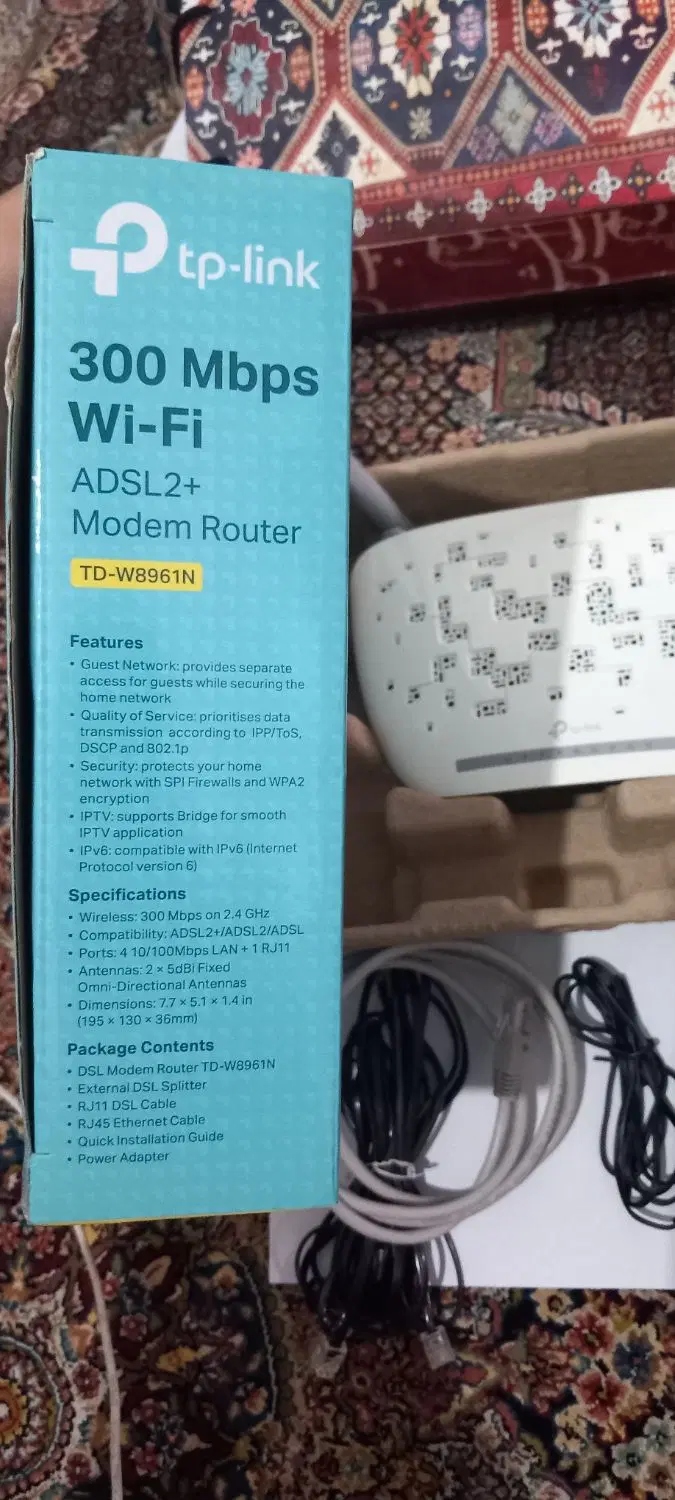 مودم TP Link 300mbps|مودم و تجهیزات شبکه|مشهد, الهیه|دیوار