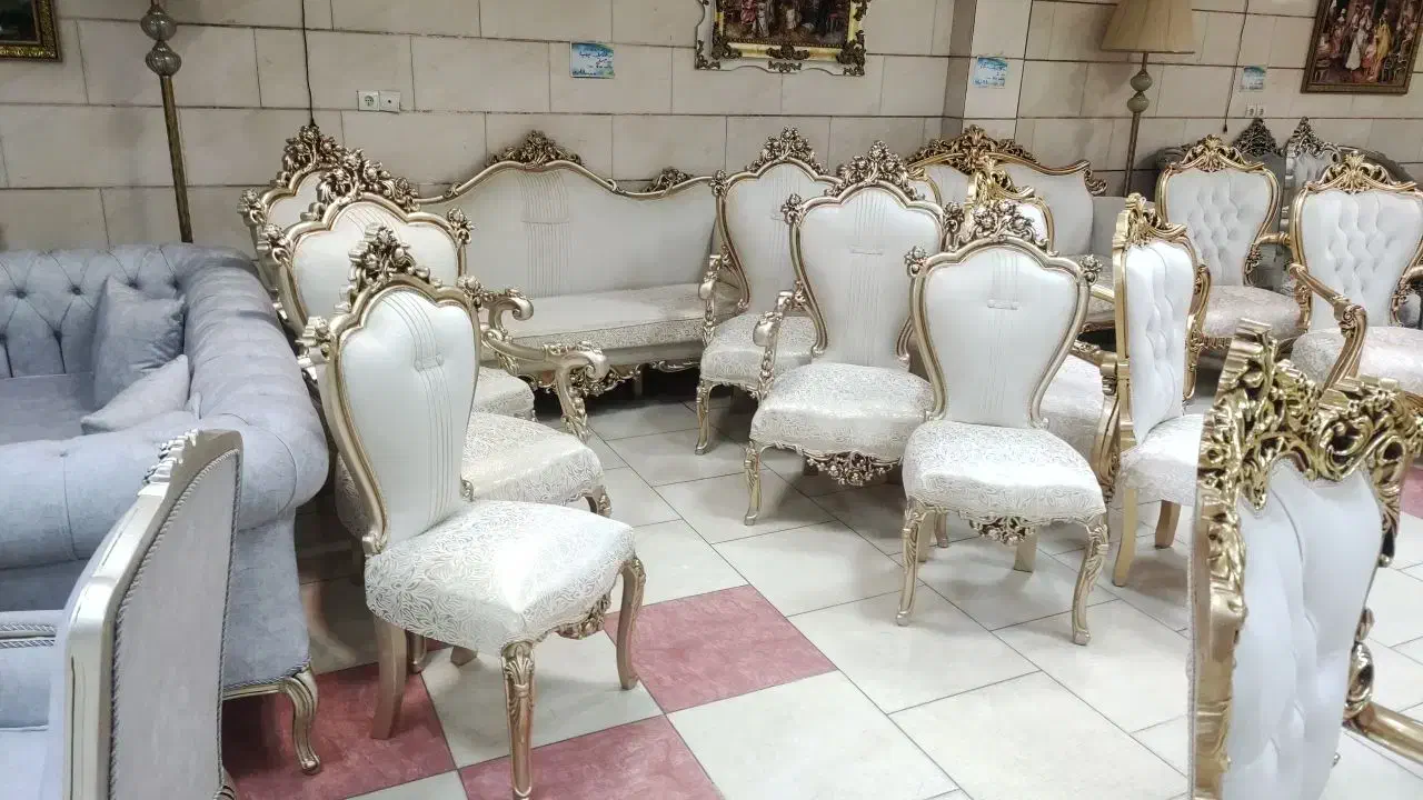 3دست مبل پرنس 9نفره چوب راش تخفیف ویژه %40|مبلمان خانگی و میز عسلی|اهواز, گلستان|دیوار