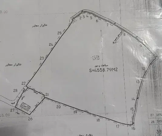 زمین به متراژ4789متر مربع|فروش زمین و ملک کلنگی|سنگر, |دیوار