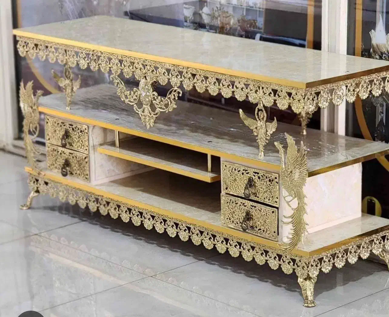 بزرگترین تخفیف سال دنیای برنز رمانتیک|میز تلویزیون|کرمانشاه, |دیوار