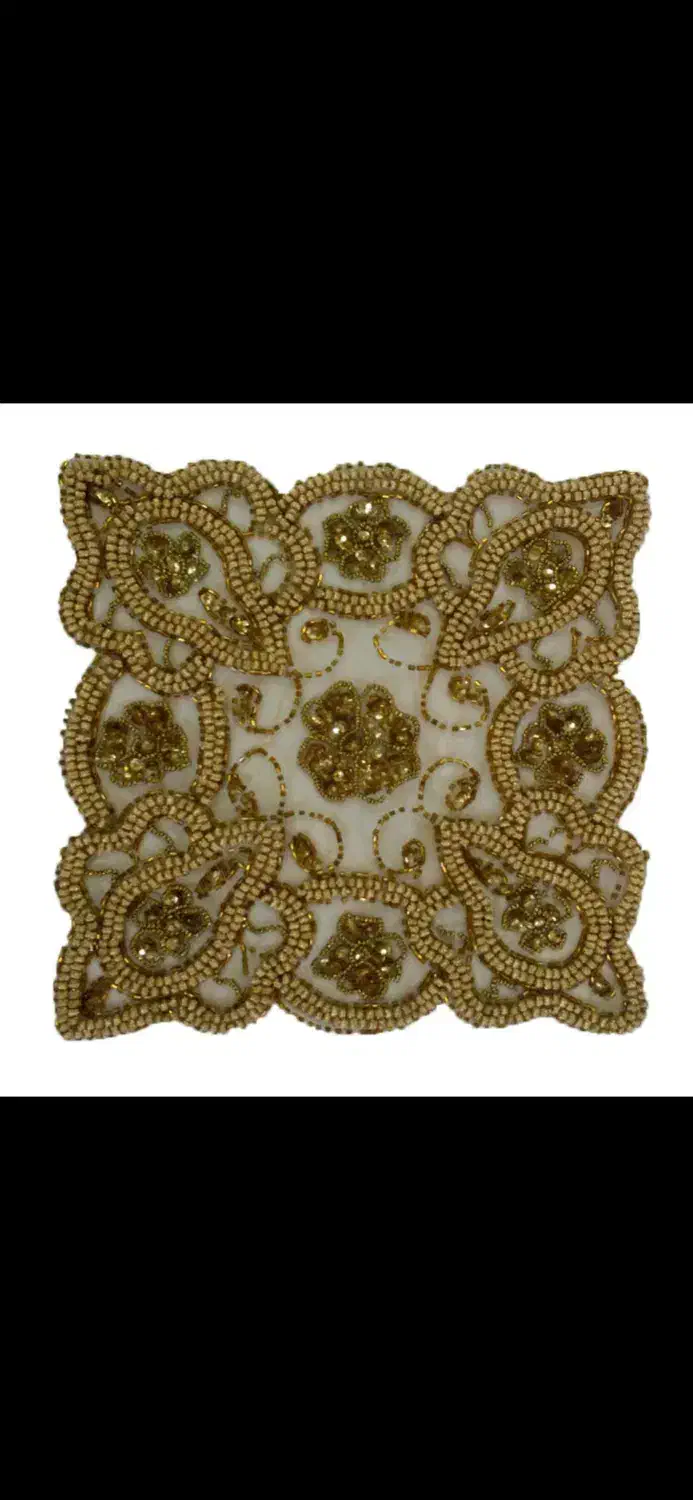 رومیزی سنگ دوزی شده|پرده، رانر، رومیزی|بیرجند, |دیوار