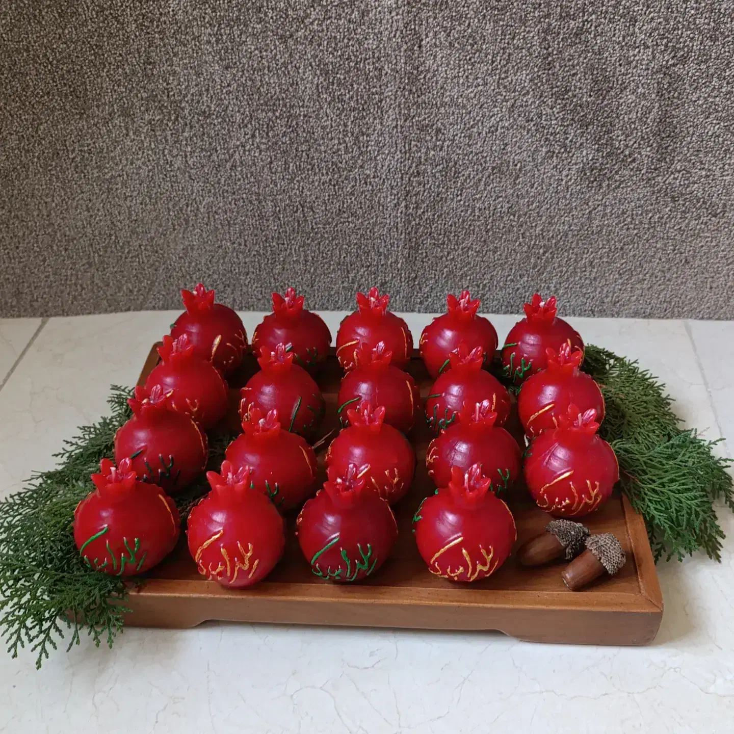 شمع های تزیینی و یلدایی|صنایع دستی و سایر لوازم تزئینی|سبزوار, شهرک اندیشه|دیوار