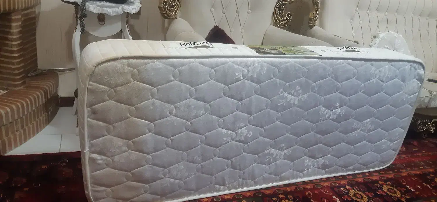 فروش خوشخواب پارسان درحد نو  و بدون فرورفتگی|تشک تختخواب|رشت, سعدی (تختی)|دیوار