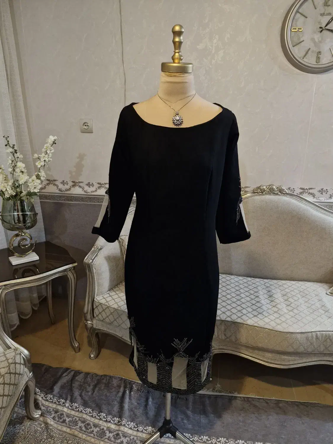 پیداهن مشکی مجلسی طرح ترک|لباس|مشهد, کوشش|دیوار