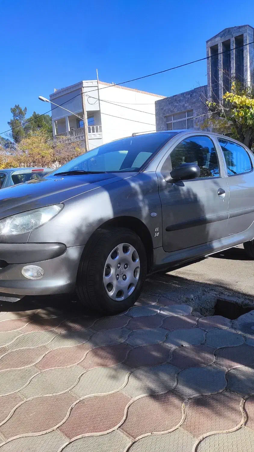 پژو 206تیپ2 کارمندی تک برگ استثنایی 100تا کار|خودرو سواری و وانت|کاشمر, |دیوار