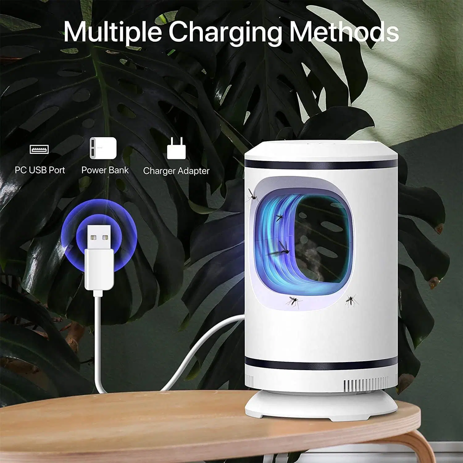 دستگاه حشرهکش UV شارژی مدل Fly Zapper رنگ سفید|لوازم نظافت|تهران, آسمان|دیوار
