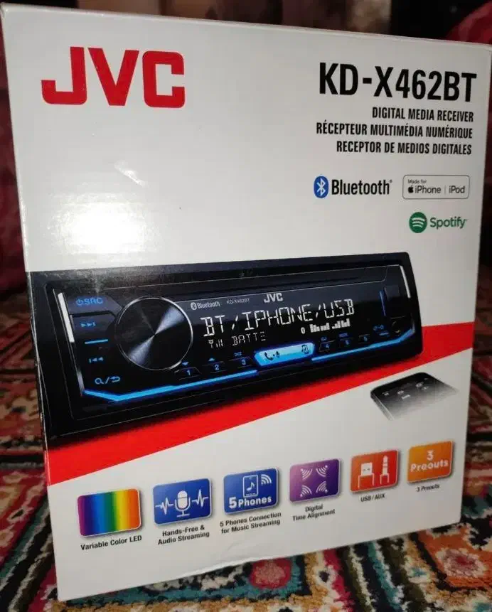 ضبط و پخش جی وی سی x462BT|سیستم صوتی خانگی|تهران, سعادتآباد|دیوار