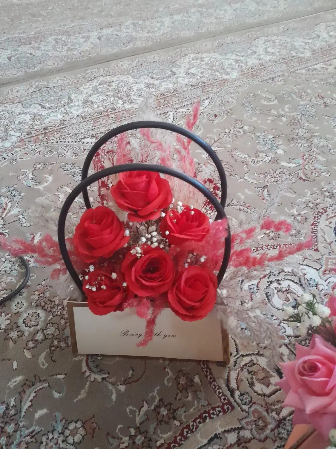 دوتا سبد گل زیبا مصنوعی|گل مصنوعی|ری, شهید بهشتی|دیوار