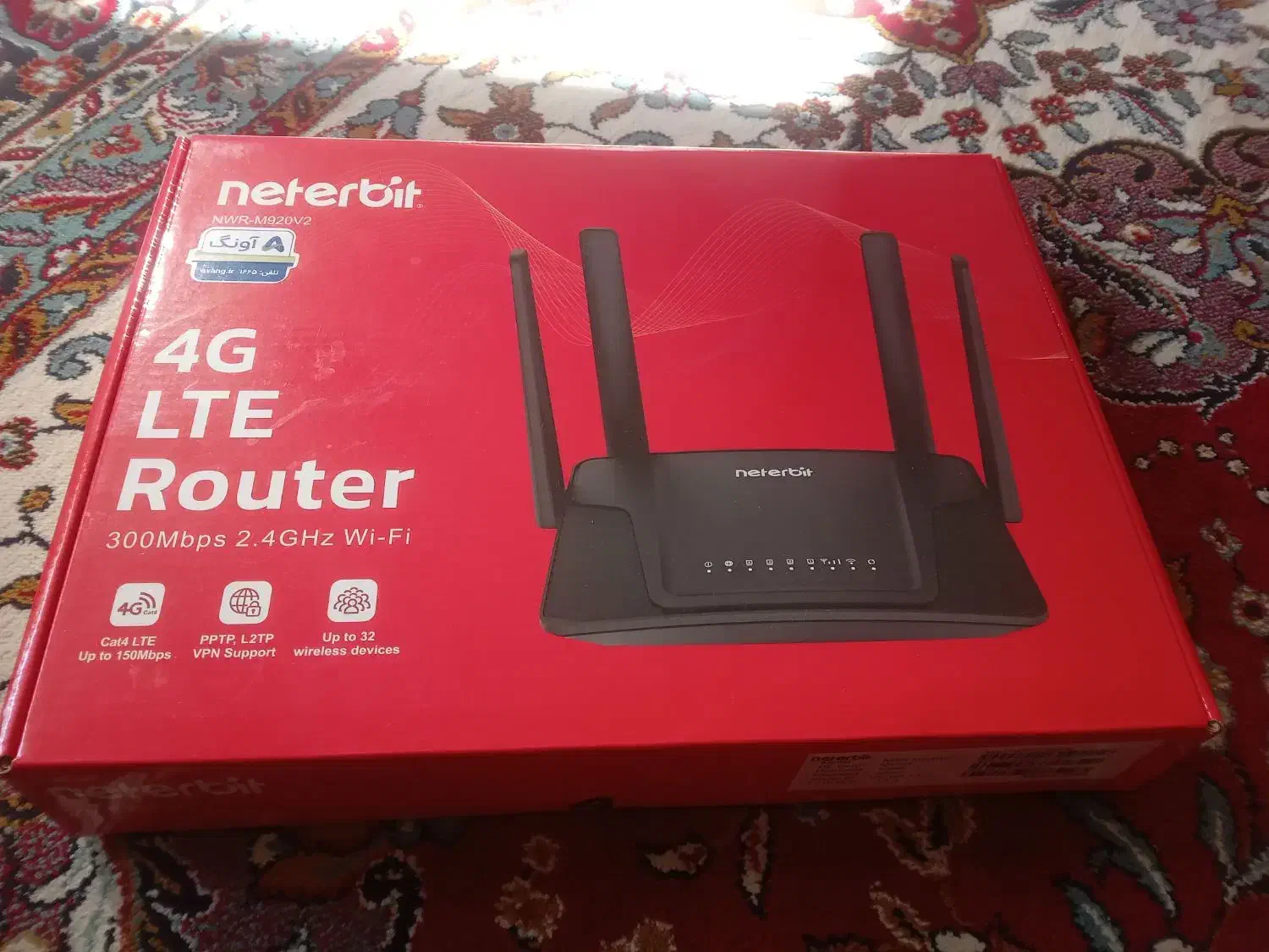 مودم سیم کارت خور4G رو میزی نتربیت مدلneterbi m920|مودم و تجهیزات شبکه|بیجار, |دیوار