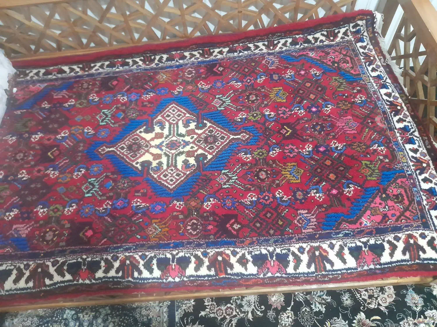 قالی دستبافت|فرش|اسدآباد, |دیوار