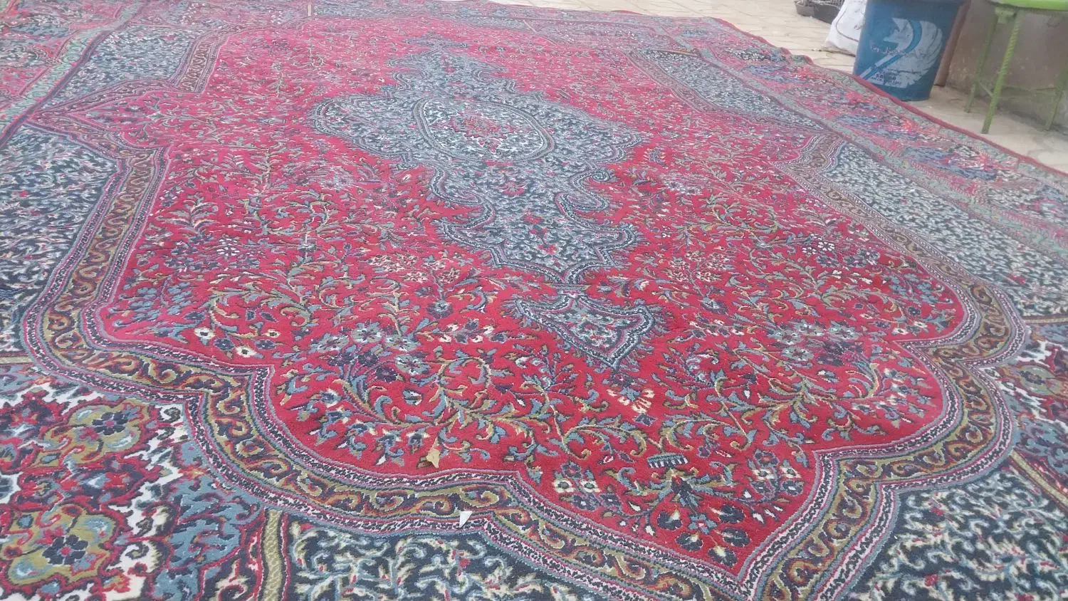 فرش ماشینی .  7  عدد .  مناسب خونه باغ و سفره خانه|فرش|میانه, |دیوار