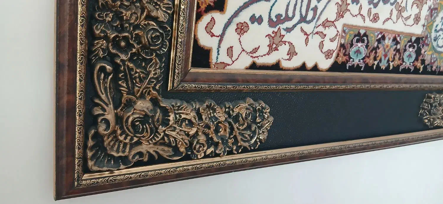 تابلو فرش در حد نو ، اندازه ۷۰ در ۹۰|تابلو فرش|خلخال, |دیوار