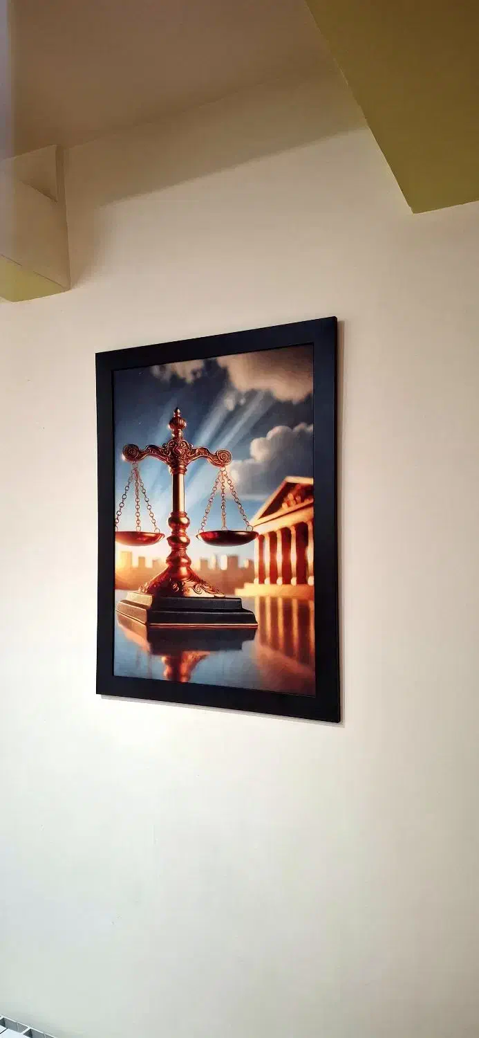تابلو فرشته عدالت|تابلو، نقاشی، عکس|بابل, |دیوار