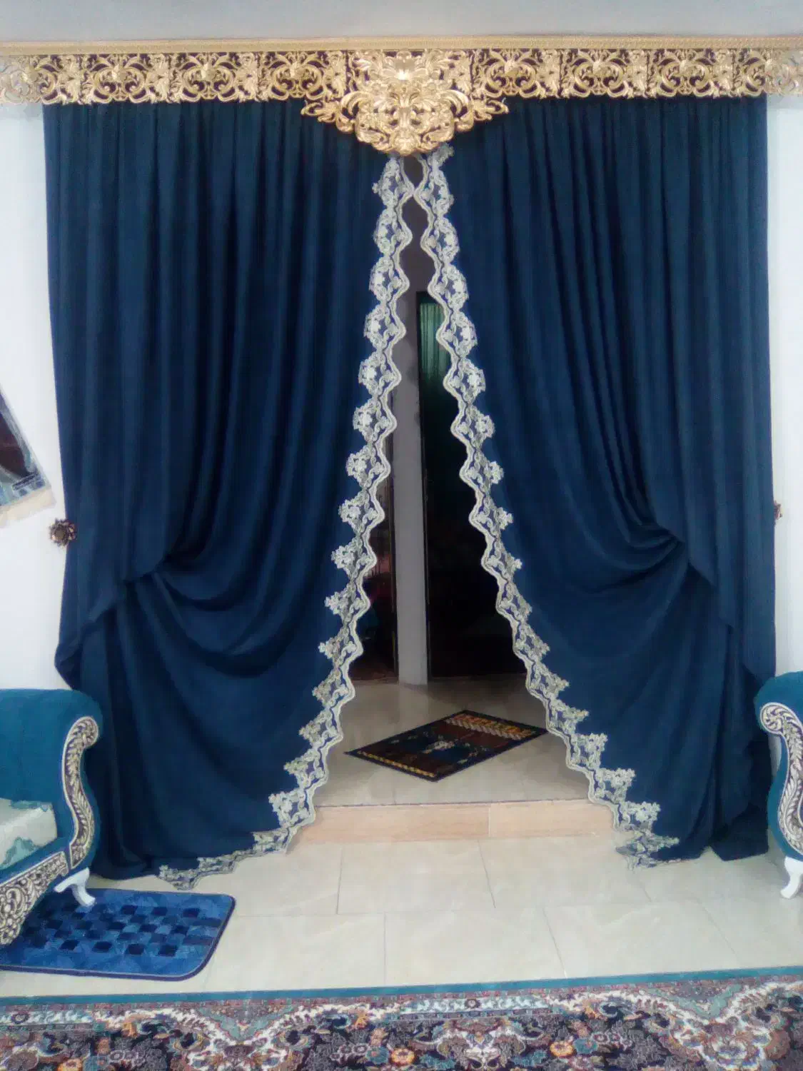 دستک مخمل جنس ترک|پرده، رانر، رومیزی|مشهد, شهرک ابوذر|دیوار