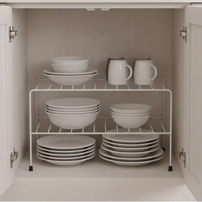 نظم دهنده کابینت آشپزخانه راف دوطبقه|آبچکان و نظمدهنده ظروف|تبریز, |دیوار