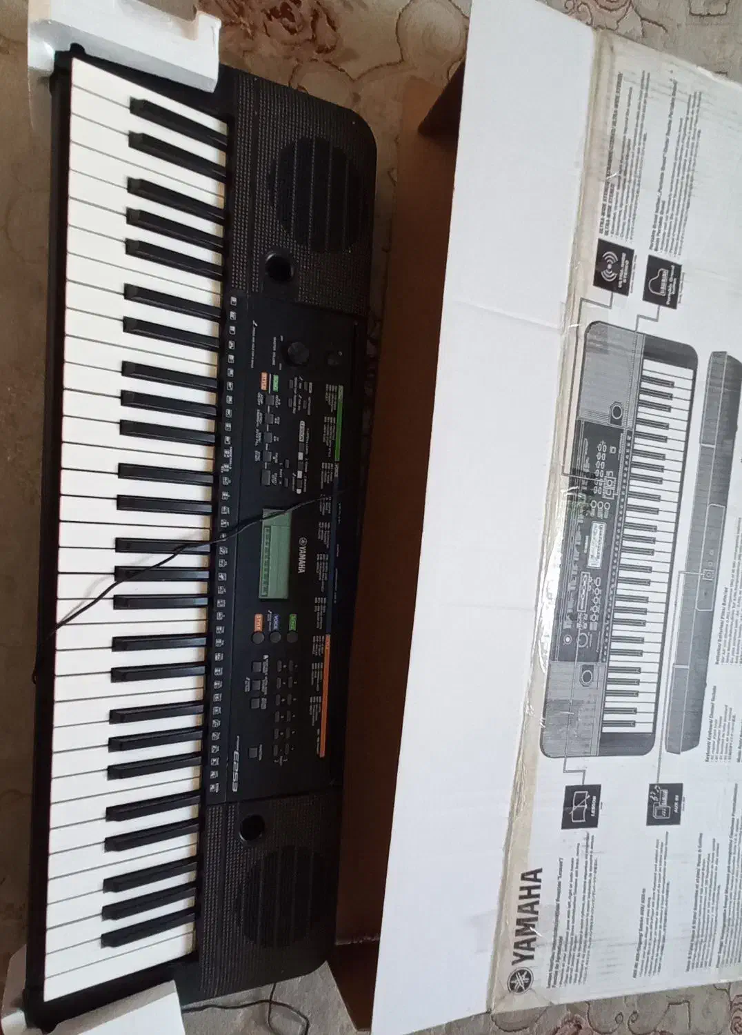 یاماها psr-e253 تمیز کم کار قیمت توافقی سمنان|پیانو، کیبورد، آکاردئون|سمنان, |دیوار