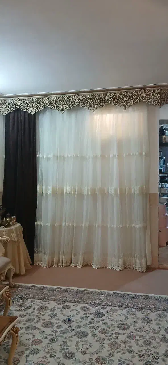 پرده عروس شیک نو|پرده، رانر، رومیزی|قم, چهل اختران|دیوار