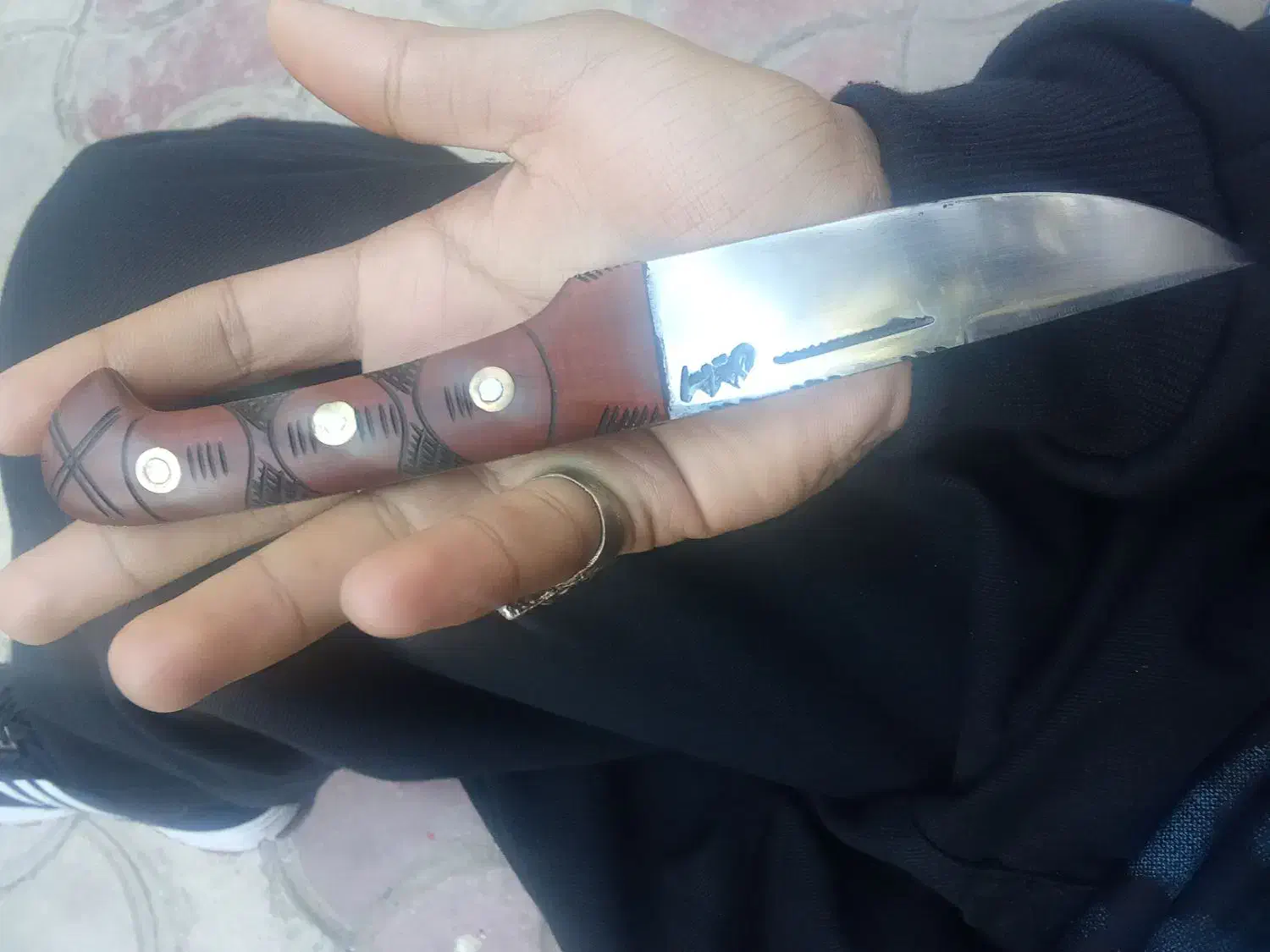 چاقو دسته عناب فولاد به شرط توافقی|کوهنوردی و کمپینگ|قم, آزادگان|دیوار