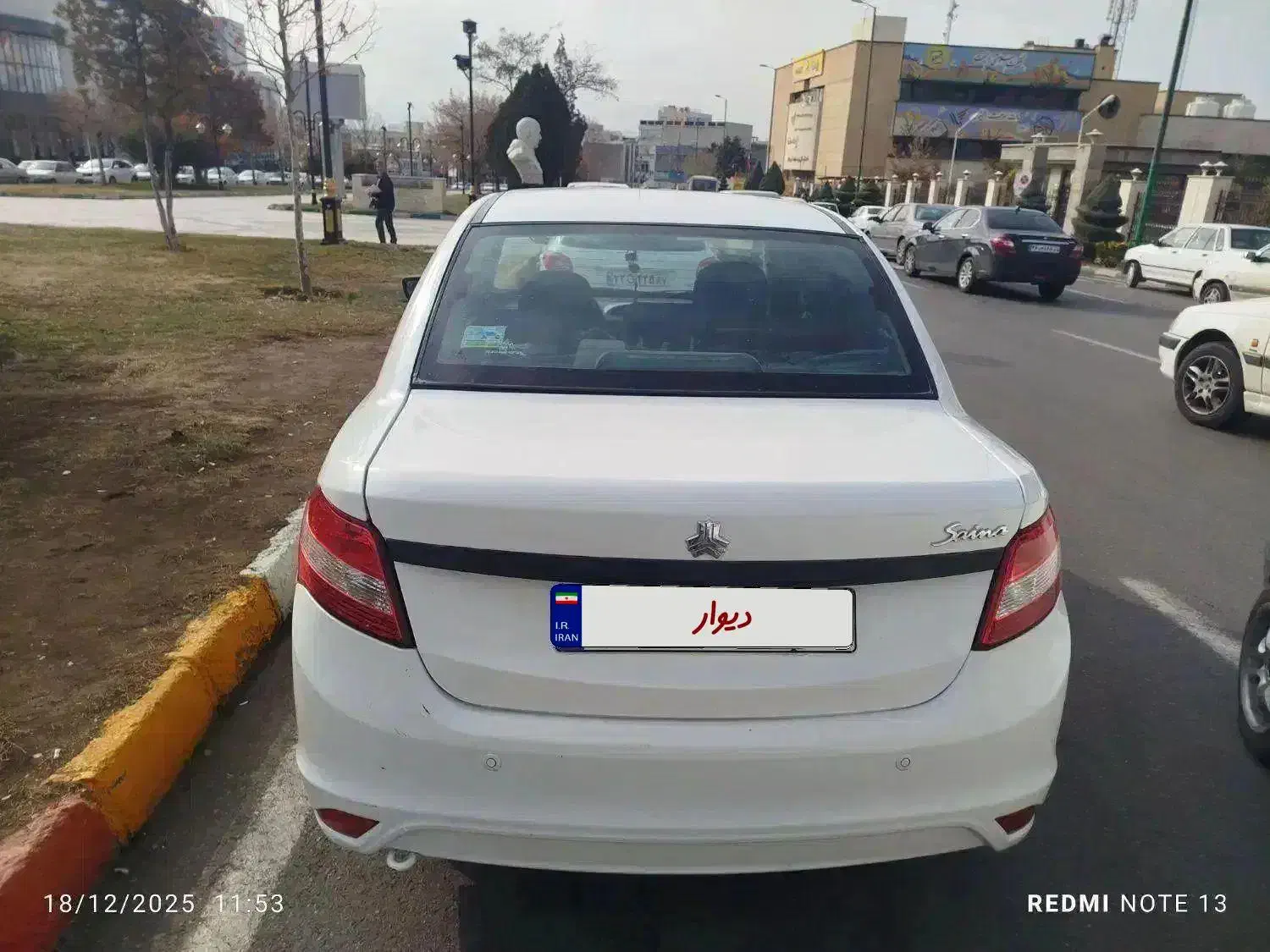 ساینا مدل ۱۴۰۰ سفید، بدون رنگ و فنی سالم|خودرو سواری و وانت|ایجرود, |دیوار