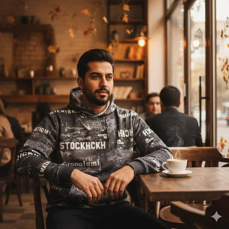 هودی طرحدار|لباس|وحیدیه, |دیوار