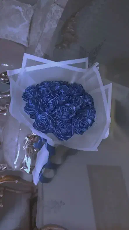 گل رز آبی|گل مصنوعی|ساوه, |دیوار
