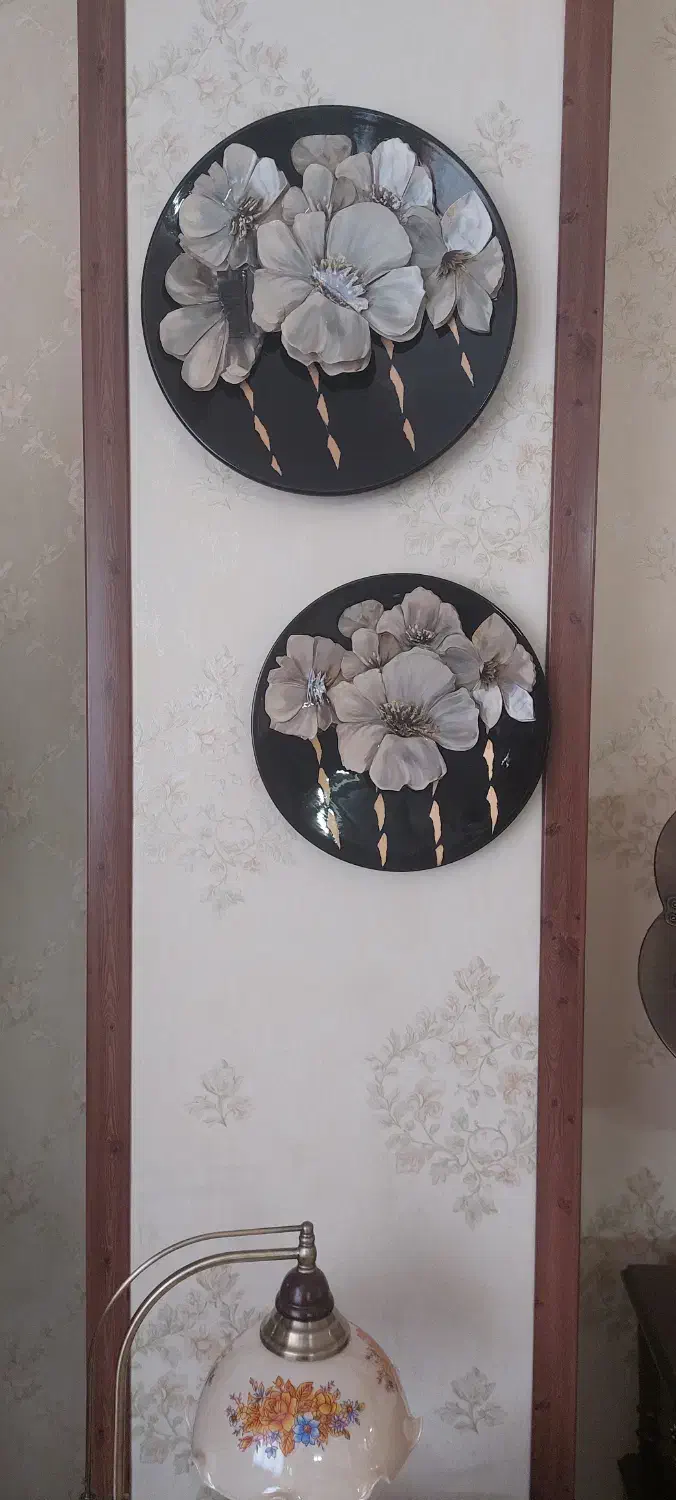 بشقاب دیوارکوب برجسته|تابلو، نقاشی، عکس|شهریار, شهریار|دیوار