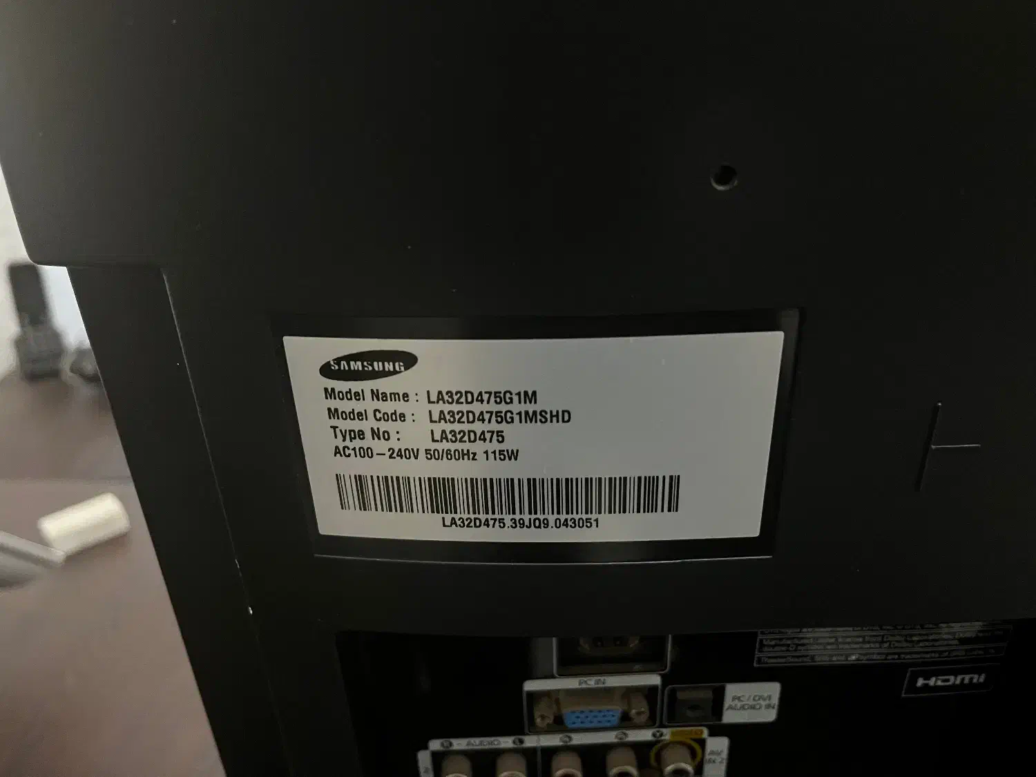 تلوزیون سامسونگ ۳۲اینچ|تلویزیون و پروژکتور|رامهرمز, |دیوار