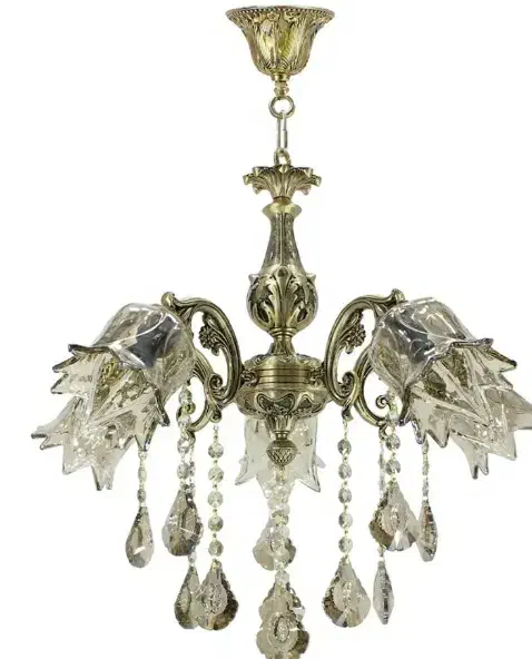 لوستر پنج شاخه واژگون|لوستر و چراغ آویز|تبریز, |دیوار