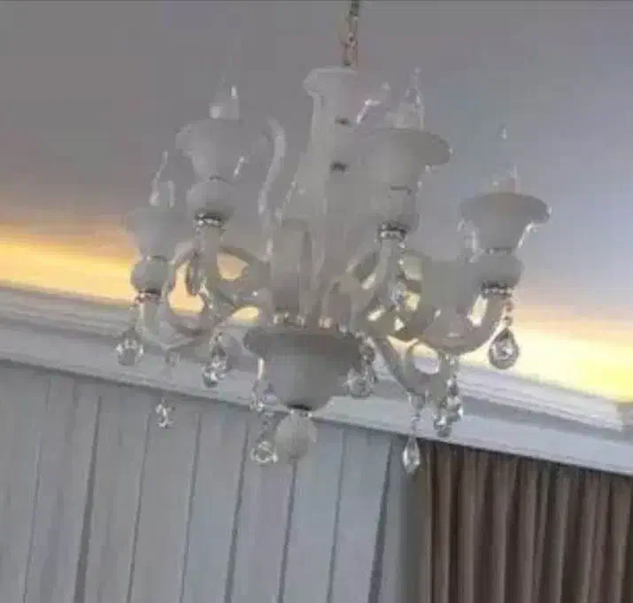 لوستر تمام کریستال|لوستر و چراغ آویز|قم, نوقطار|دیوار