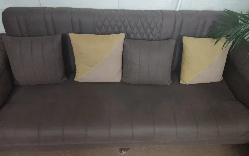 مبل 9نفره تخت شو همراه با میز عسلی|مبلمان خانگی و میز عسلی|یزد, |دیوار