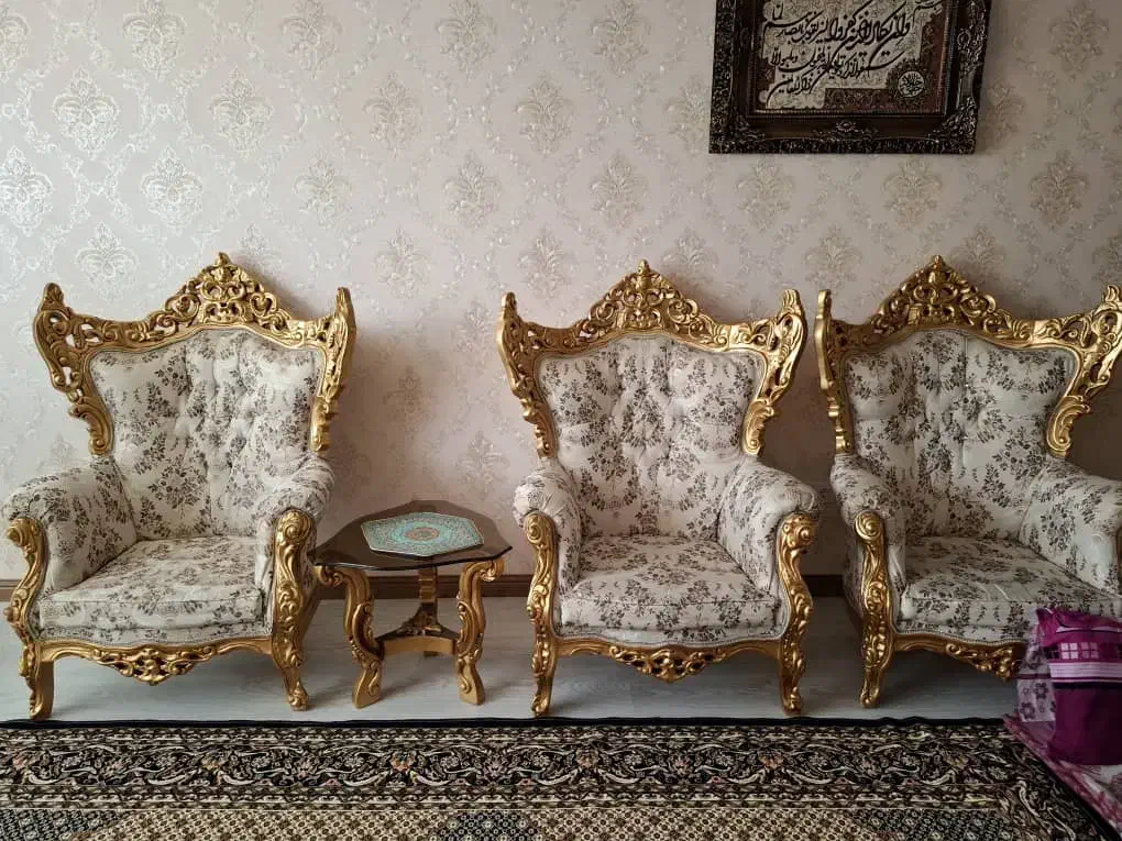 مبل سلطنتی 9 نفره|مبلمان خانگی و میز عسلی|ارومیه, |دیوار