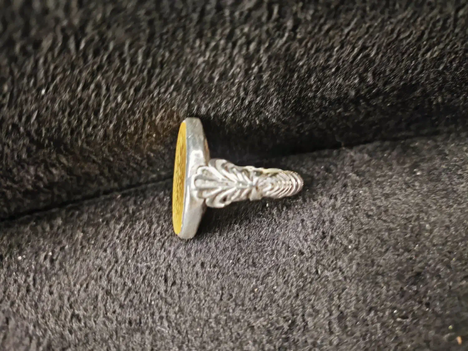 انگشتر عقیق زرد|جواهرات|قم, باجک سه|دیوار