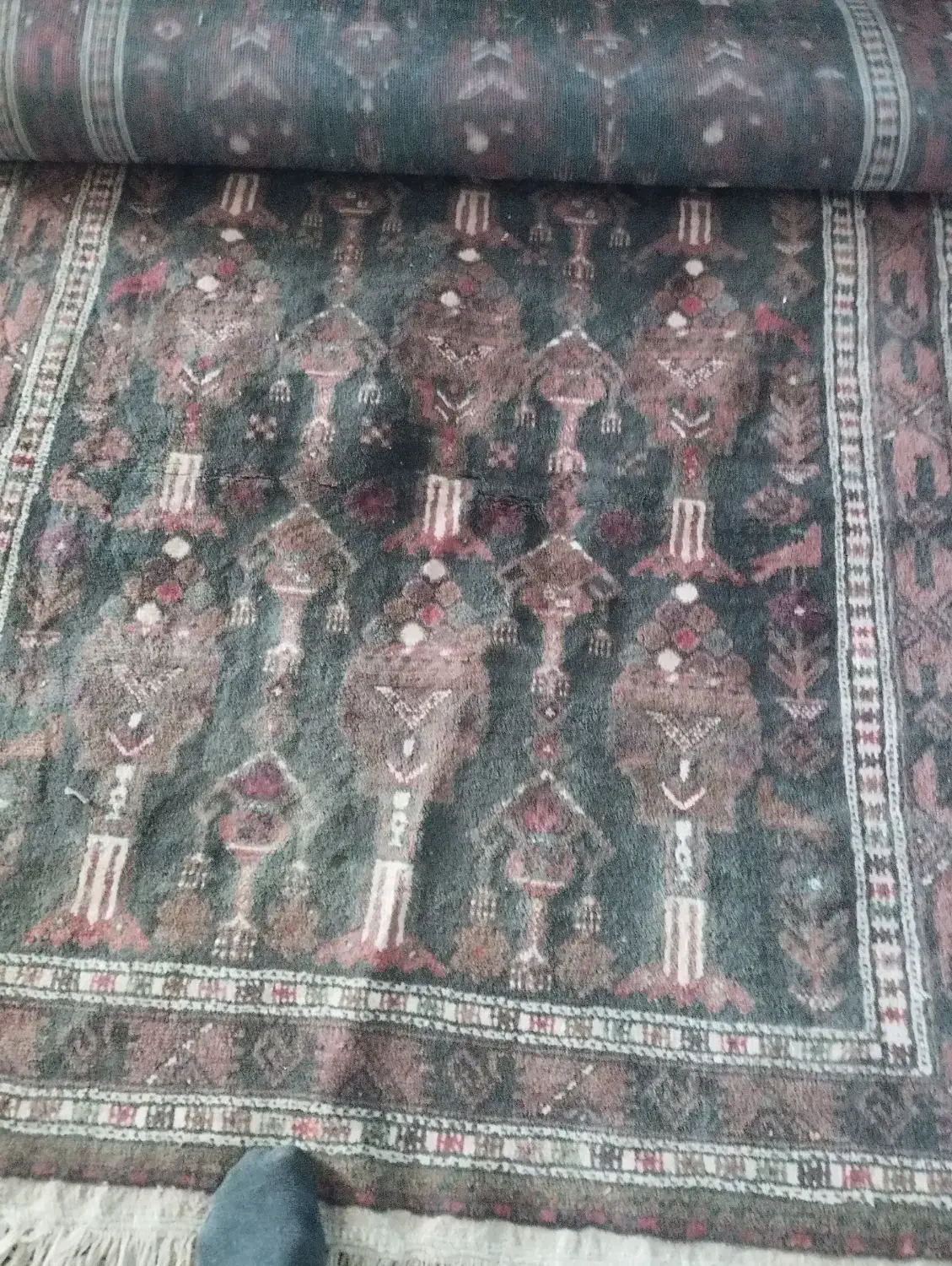 فرش دستباف قدیمی|فرش|جزنیک, |دیوار