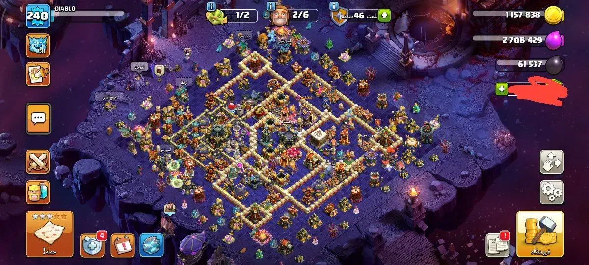 اکانت کلش آف کلنز تانهال 17|کنسول، بازی ویدئویی و آنلاین|تبریز, |دیوار