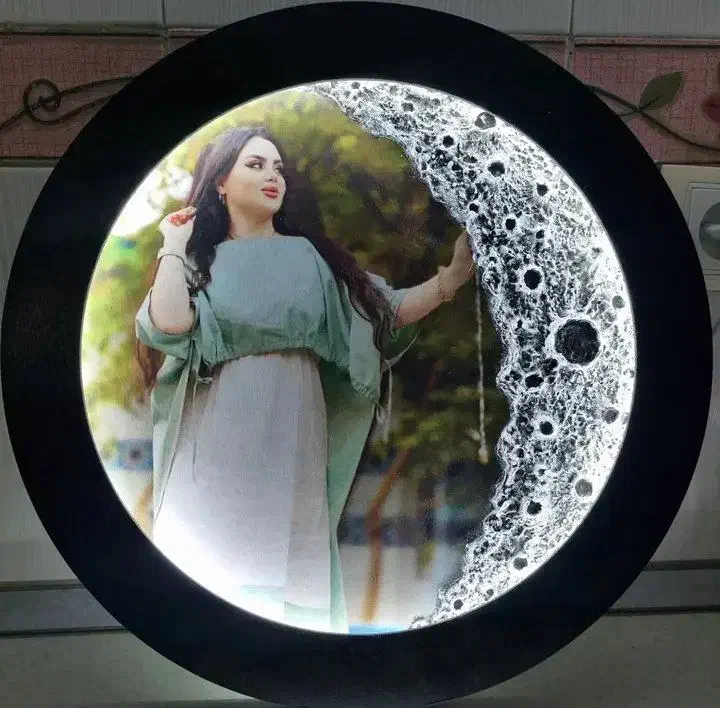 تابلو ساعت  ماه چراغ دار|ساعت دیواری و تزئینی|مشهد, رده|دیوار