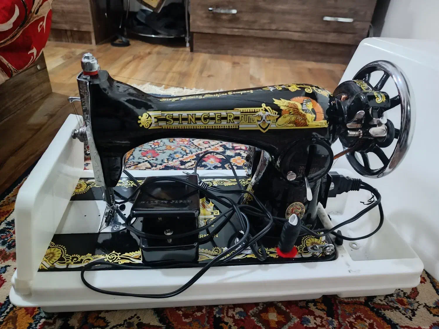 چرخ خیاطی singer اصلی|چرخ خیاطی و ریسندگی|کرمان, |دیوار