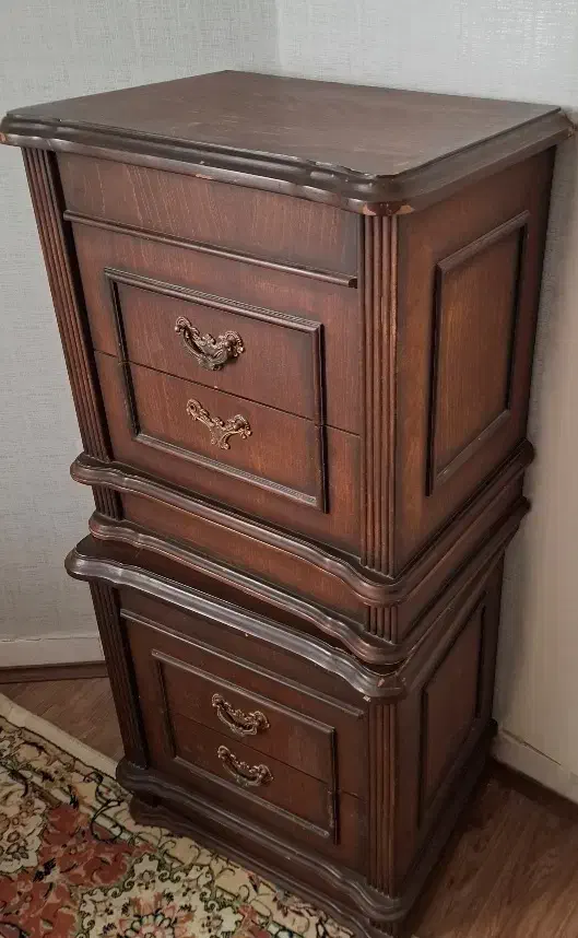 سرویس خواب دو نفره چوبی|تخت و سرویس خواب|قزوین, |دیوار