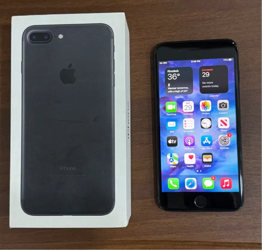 آیفون iPhone 7 plus پک اصلی LLA|موبایل|ساری, |دیوار