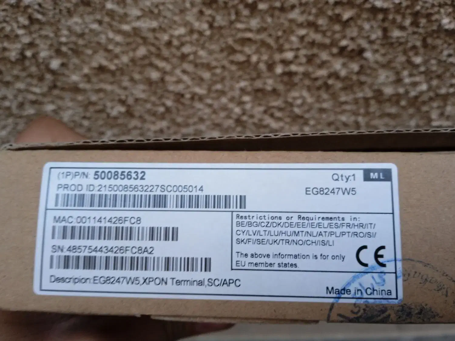 مودم فیبر نوری هواوی EG8247W5 12LEDCATV|مودم و تجهیزات شبکه|کرج, احدآباد|دیوار