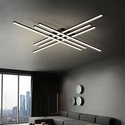 لوستر سقفی مدرن طرح هستک سه لاین|لوستر و چراغ آویز|تهران, شهرک چیتگر|دیوار