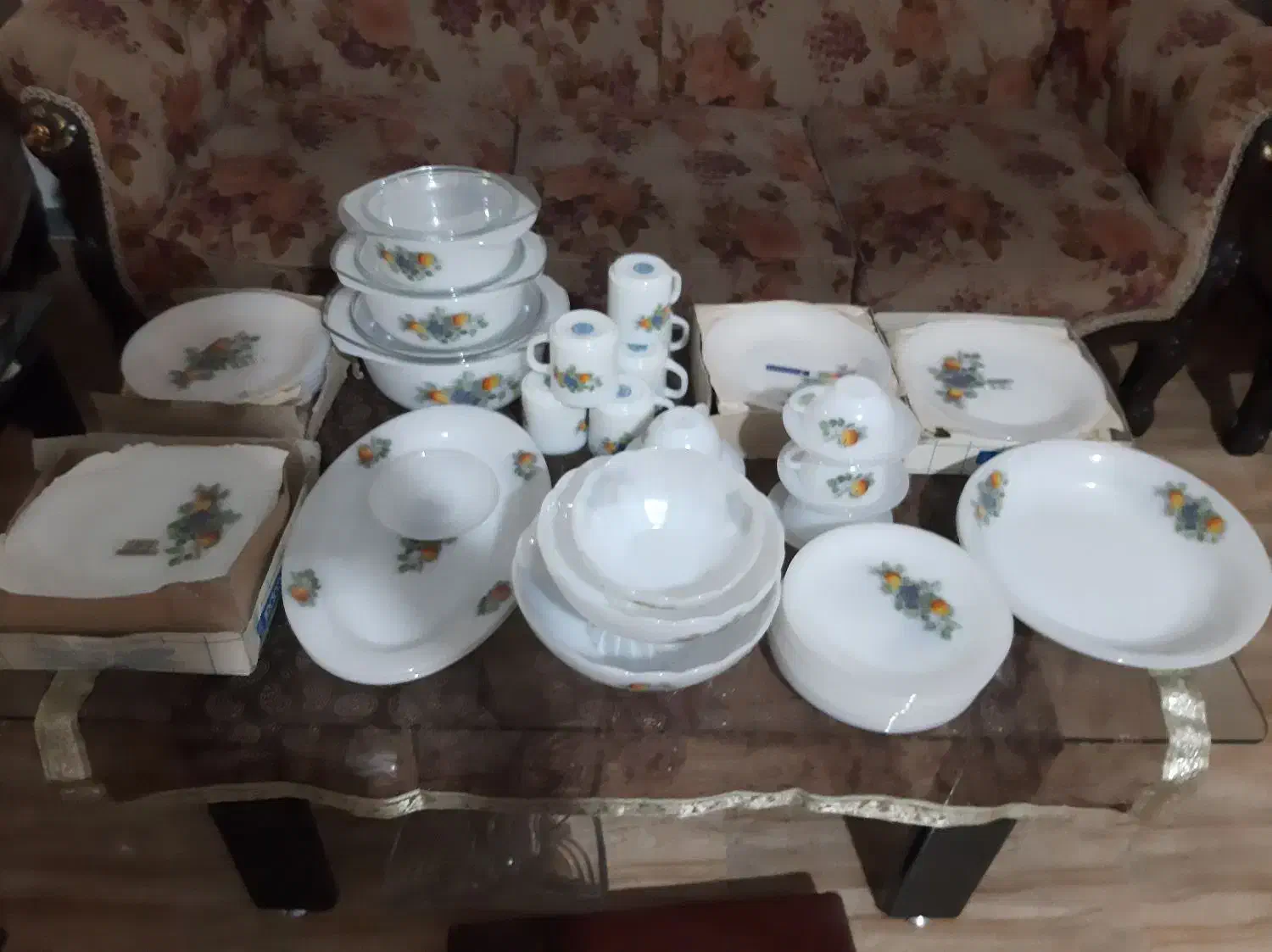 اکروپال ۶۱ پارچه گل میوه فرانسه|ظروف سرو و پذیرایی|فردیس, شهرک ۱۱۰|دیوار