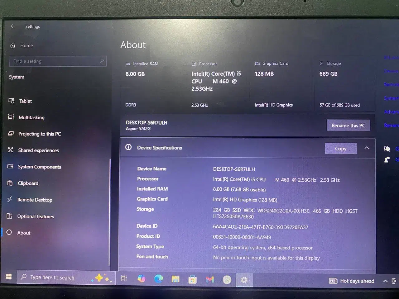 لپتاپ acer|رایانه همراه|شیراز, هفت تنان|دیوار