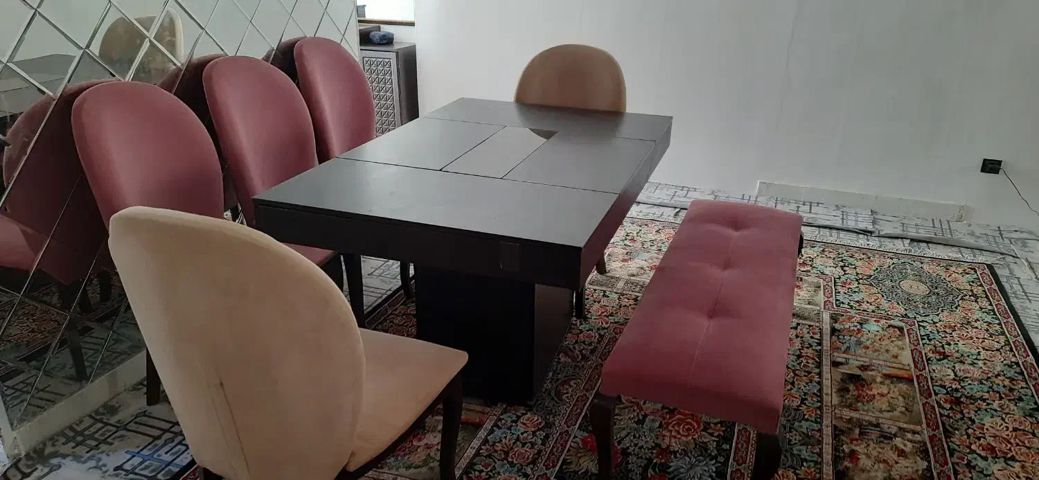 میز8نفره|میز و صندلی غذاخوری|نظرآباد, رسالت|دیوار