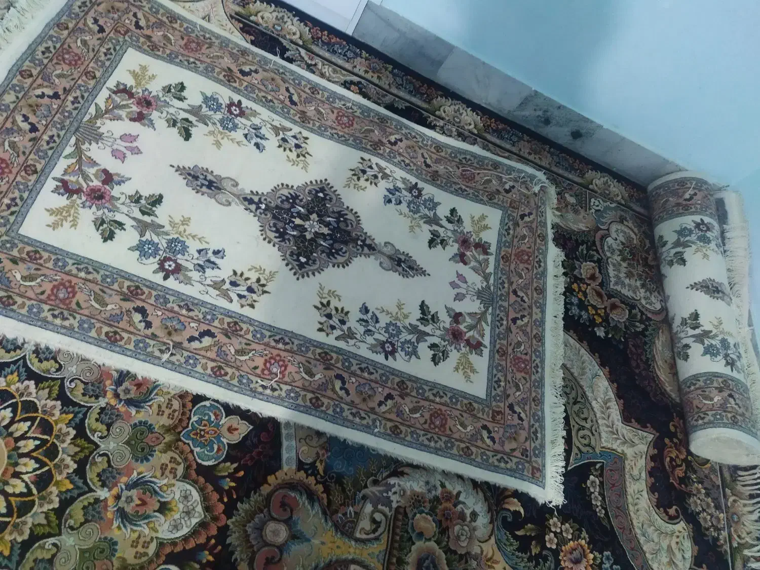 قالی دست باف|فرش|بیرجند, |دیوار