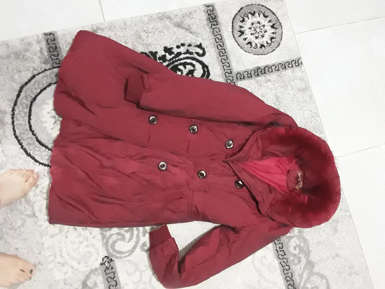 کاپشن دخترانه سایز۴۶نوجنسش ترک|لباس|لاهیجان, طالقانی|دیوار