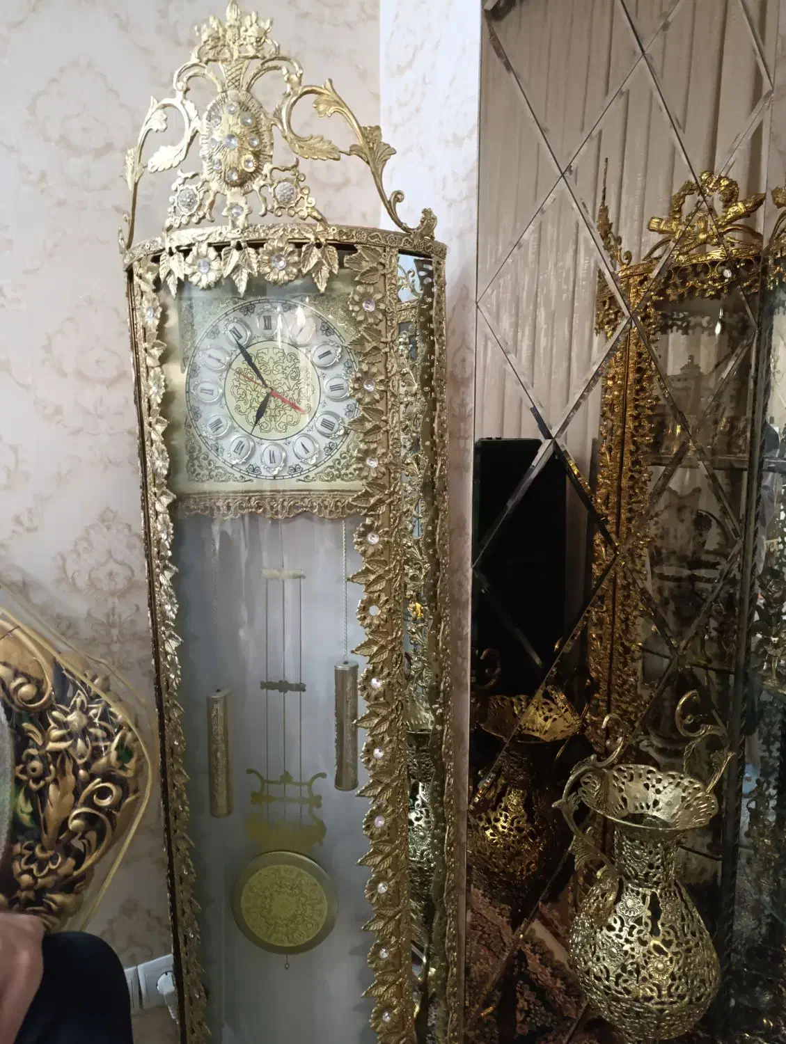 ساعت برنز|ساعت دیواری و تزئینی|بهارستان, |دیوار