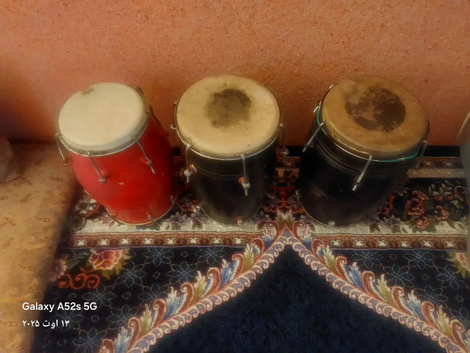 دوهلک،تنبک،طبله|سازهای سنتی|آران و بیدگل, |دیوار