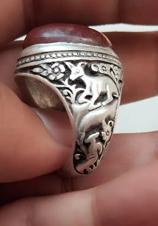 انگشتر 33گرم سنگ سماغی|جواهرات|اصفهان, لاله|دیوار