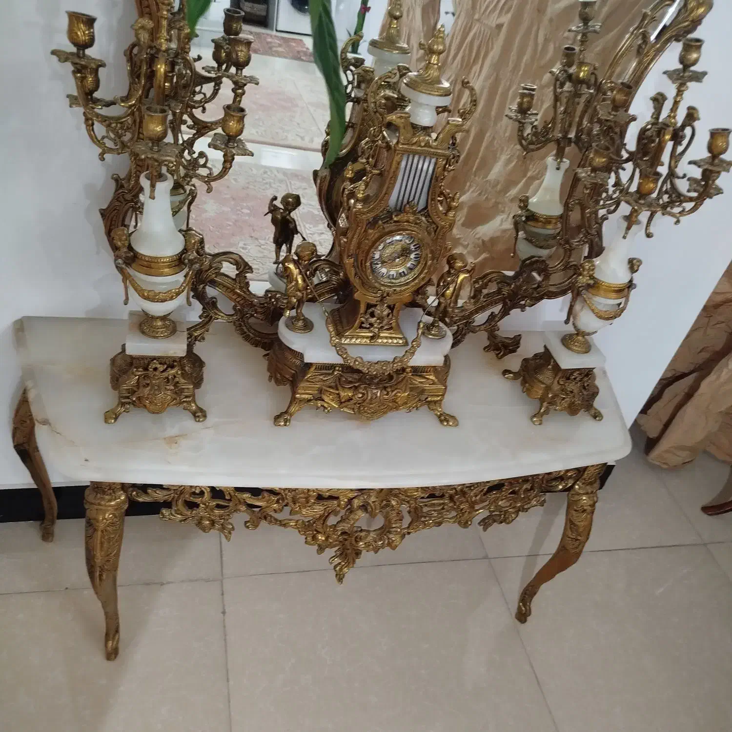 فروش میزو کنسول برنز|بوفه، ویترین، کنسول|شهریار, شهریار|دیوار