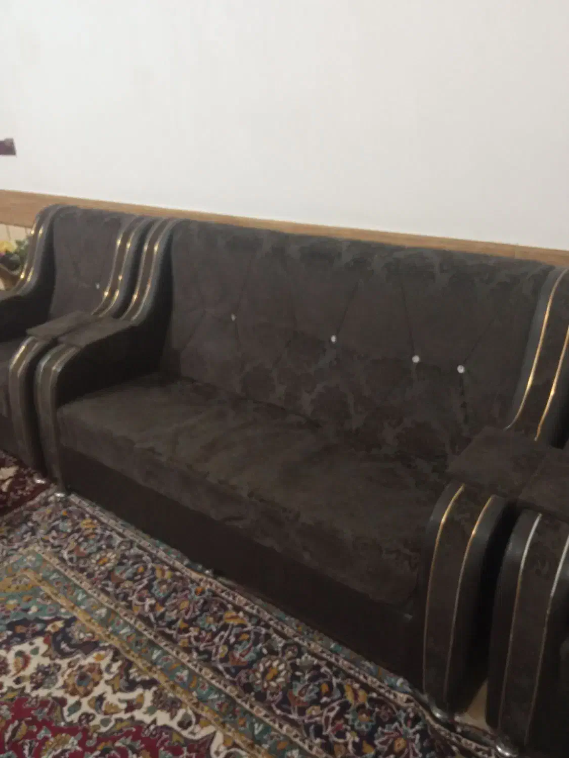 مبل ۷ نفره با میز عسلی|مبلمان خانگی و میز عسلی|زاهدان, |دیوار